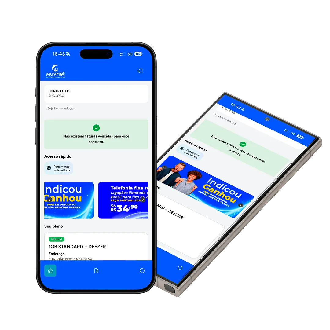 App Muvnet Área do Cliente